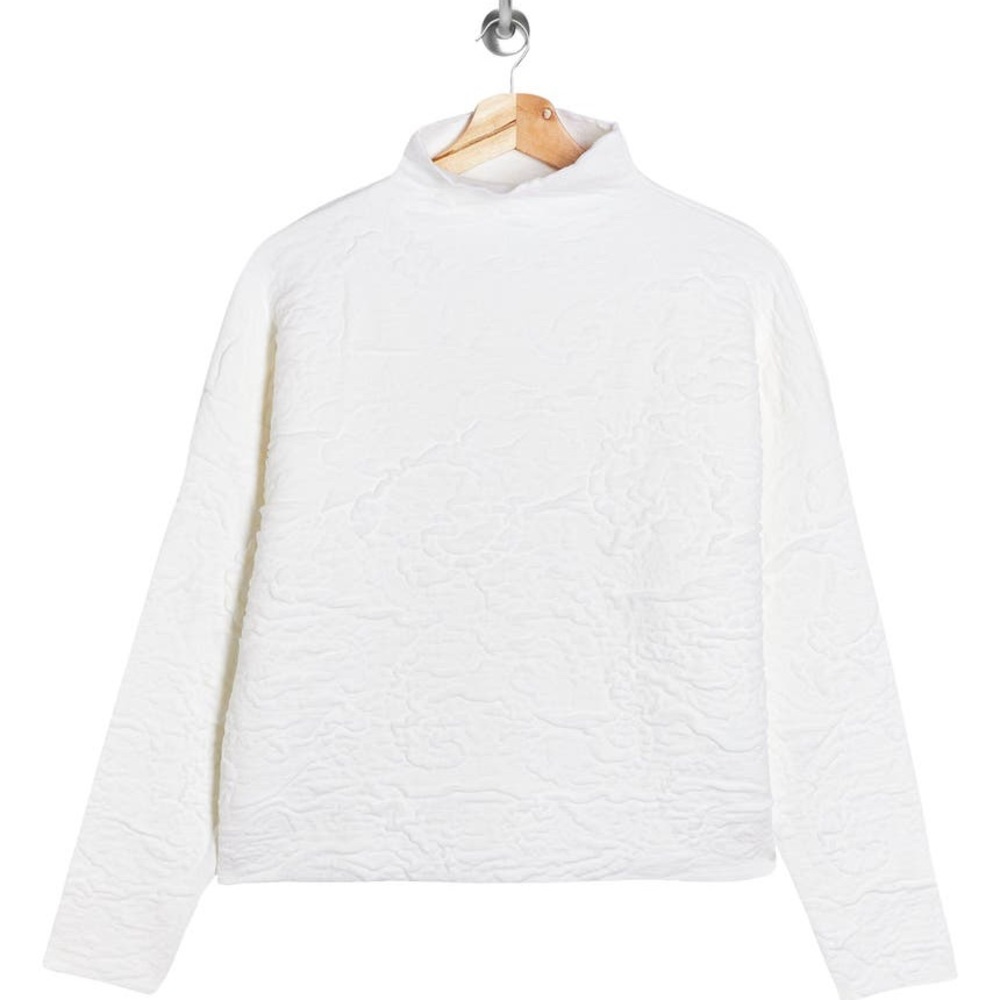 Topshop blister mock neck